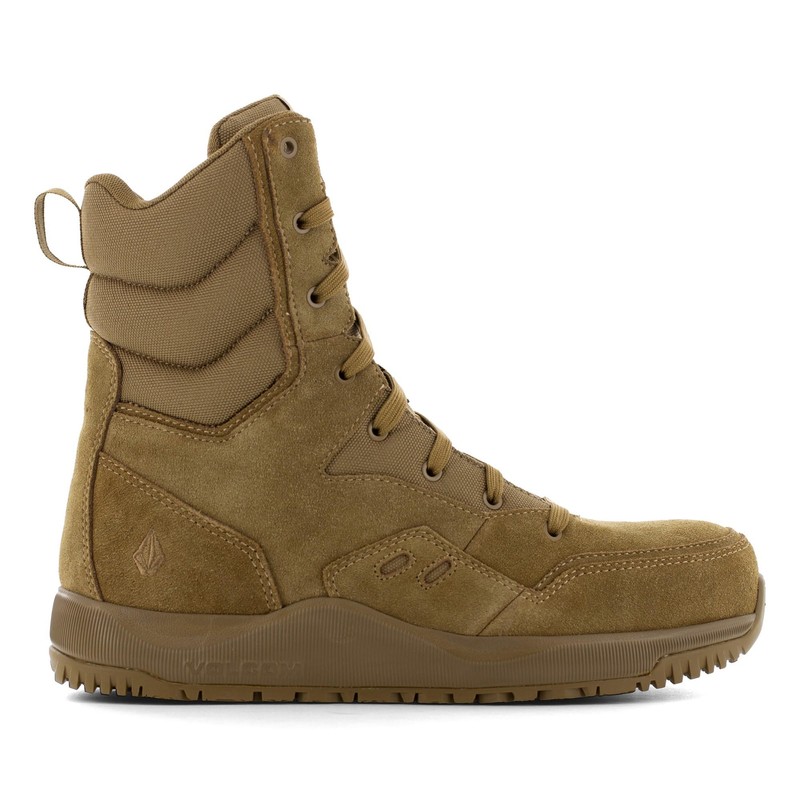 Volcom Men's Stone Force Work & Safety, Coyote, 10.5