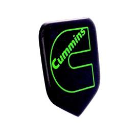 N/A GRILLE EMBLEM fits RAM DIESEL 1994-2002 Black/Lime Green Outline