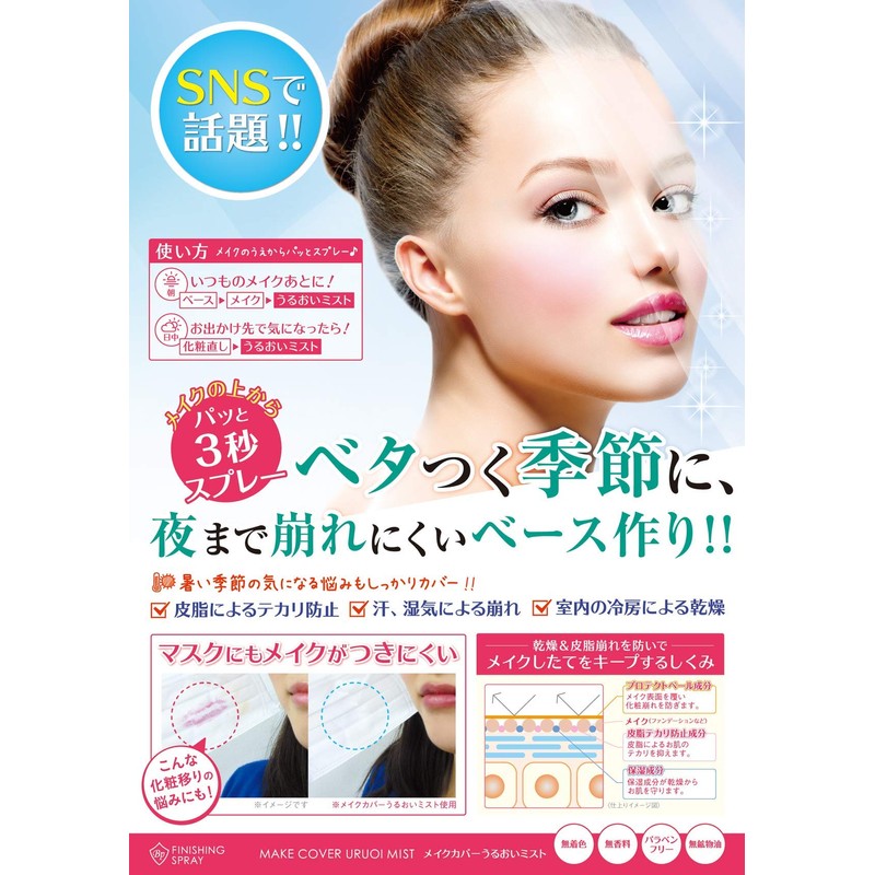 GR Makeup Cover Moisturizing Mist 2.3 oz (65 g) x