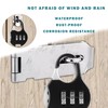 Pack of 8 Mini Padlock Suitcase Lock with Combination Code