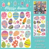 70 PCS Easter Window Cling Stickers, Cute Eggs Clings for