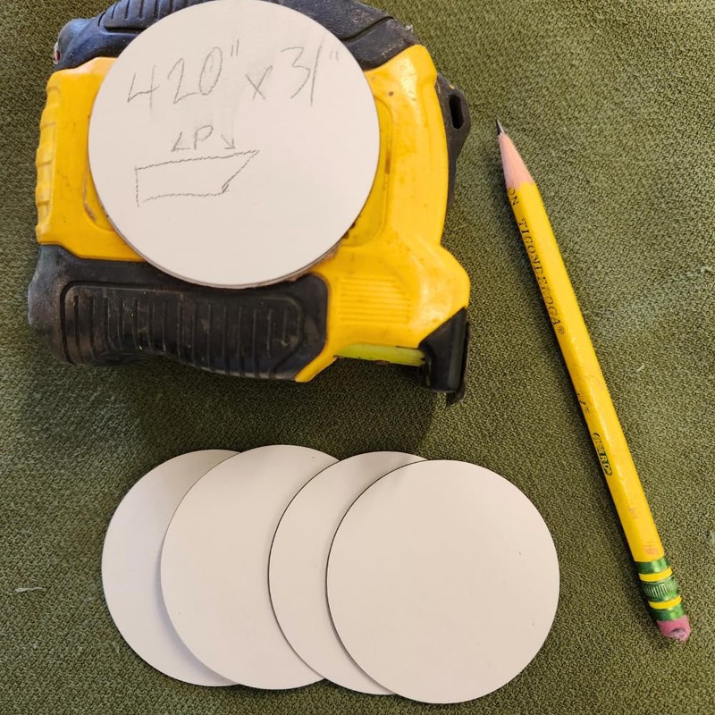 CYCLOPS Erasable Scratch Pads for Tape Measure, Construction, Woodworking Tool