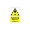 Safety First Display LTD Warning infectious substance sign - 3mm