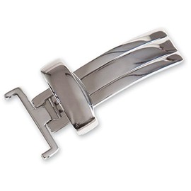 deBeer Chrome Single Fold Deployment Buckle - 20mm