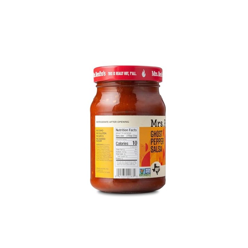 Mrs. Renfro Ghost Pepper Salsa 16 oz each (2 Items