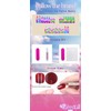 QQPPOLIU Colorful Press on Nails Long Fake Nails Stiletto False