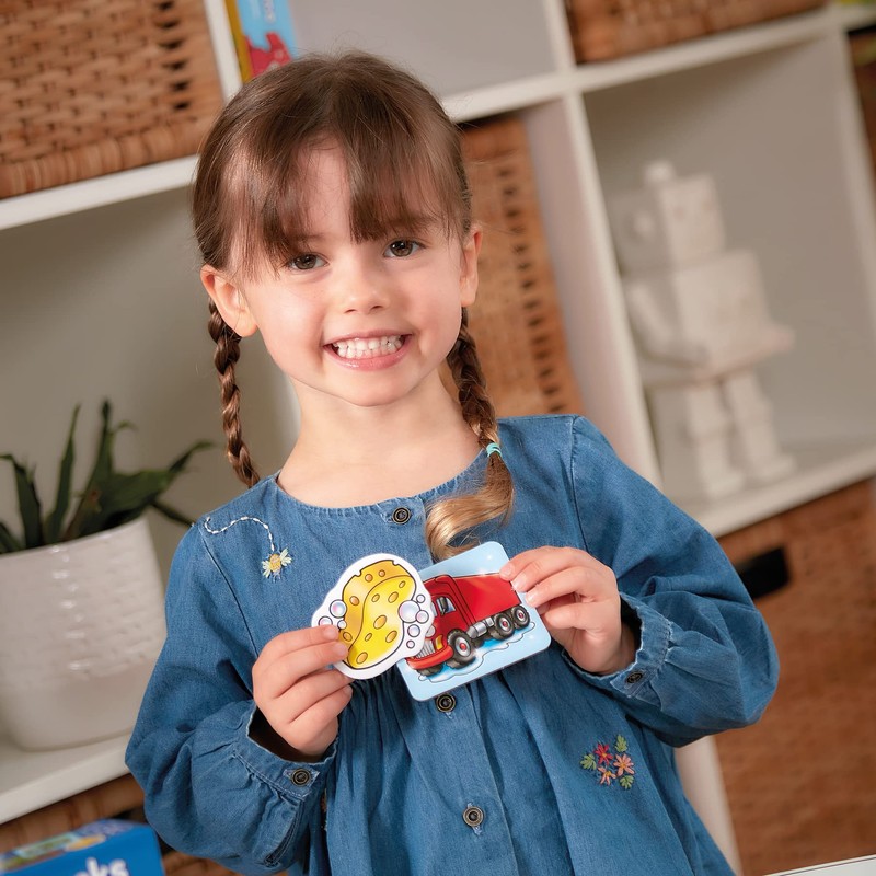 Orchard Toys Mucky Trucks Game, A fun colour matching game
