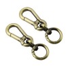 TANJUN Metal Spring Snap Hooks Clip,Car Keys Keychain, 2 Pack