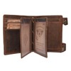 Green Burry 1796A Skull Wallet Colour: Saddle Brown 25, Saddle