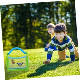 FRCOLOR 1Pc Portable Outdoor Nature Exploration Cage Breathable Pop Up Habitat for Insects Mesh Enclosure Convenient Carrying Handle for Biology Class and Nature Learning