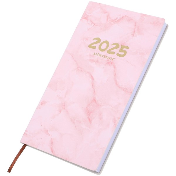TEHAUX Pocket Calendar 2025 Weekly Planner for Purse 3.8 X