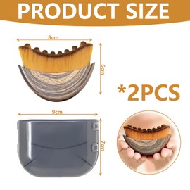 2 Pcs Lymphatic Drainage Brush, Lymphatic Contour Face Brush,