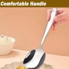 Txhlyx X-Large Buffet Serving Spoon,Square head Spoon,316L Stainless Steel Heavy