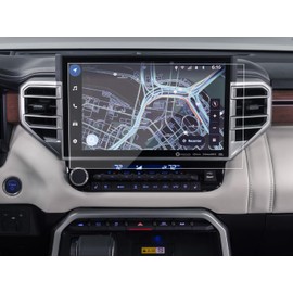 AZZIGO Tempered Glass Screen Protector For 2026 2025 2024 2023 2022 Toyota Tundra & 2026 2025-2023 Sequoia 14 Inch Navigation Touchscreen High Clear 9H Anti-Scratch Accessories