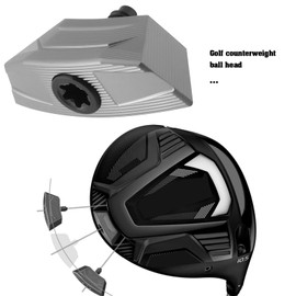 Briny River Golf Club Screw Counterweight Screw Ball Head Weight 5g Compatible with Ping G425 Driver, Silver