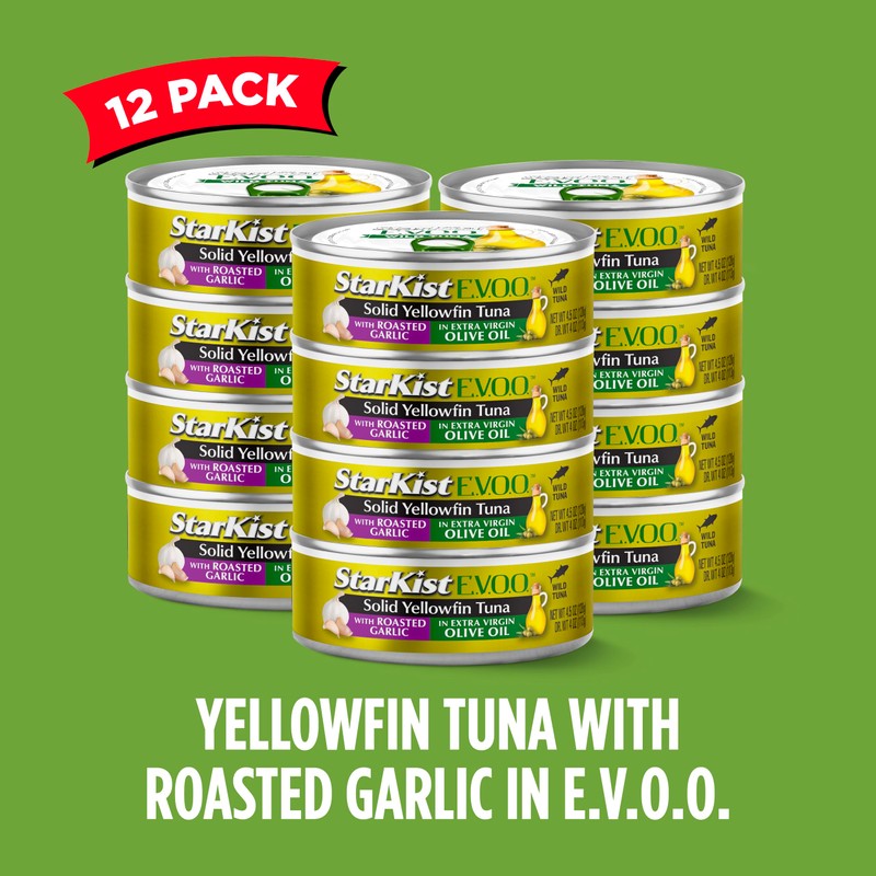 StarKist E.V.O.O. Solid Yellowfin Tuna with Roasted Garlic and Extra
