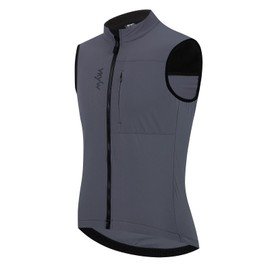 YKYWBIKE Cycling Vest for Men Sleeveless Cycling Jacket Fleece Biking Vest Ykk Full Zip Cycling Gilet Windproof Bike Vest Waterproof Bicycle Gilet