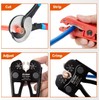 iCrimp Battery Cable Lug Crimping Tool Kit for 8-1/0 AWG