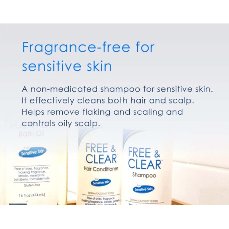 Vanicream Shampoo for Sensitive Skin, Dermatologist Tested, Free of Dyes,