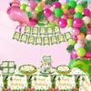 60PCS Tropical Luau Party Supplies Hawaiian Luau Party Decorations Beach