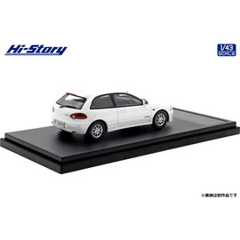 Hi Story 1/43 Mitsubishi MIRAGE CYBORG-R (1992) Scotier White Finished Product