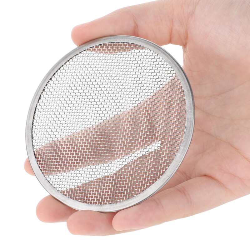 10 Pack Stainless Steel Screen Filter Strainer Lid for 86mm