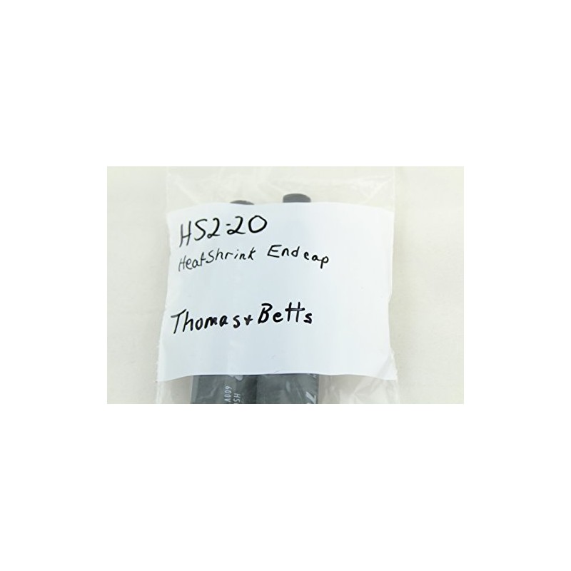 THOMAS & BETTS HSC2-20 HEATSHRINK ENDCAP#4-4/0(pkg 2)