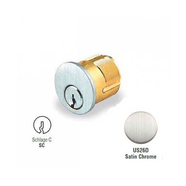 GMS M114 Replacement Mortise Cylinder for Schlage C Locks
