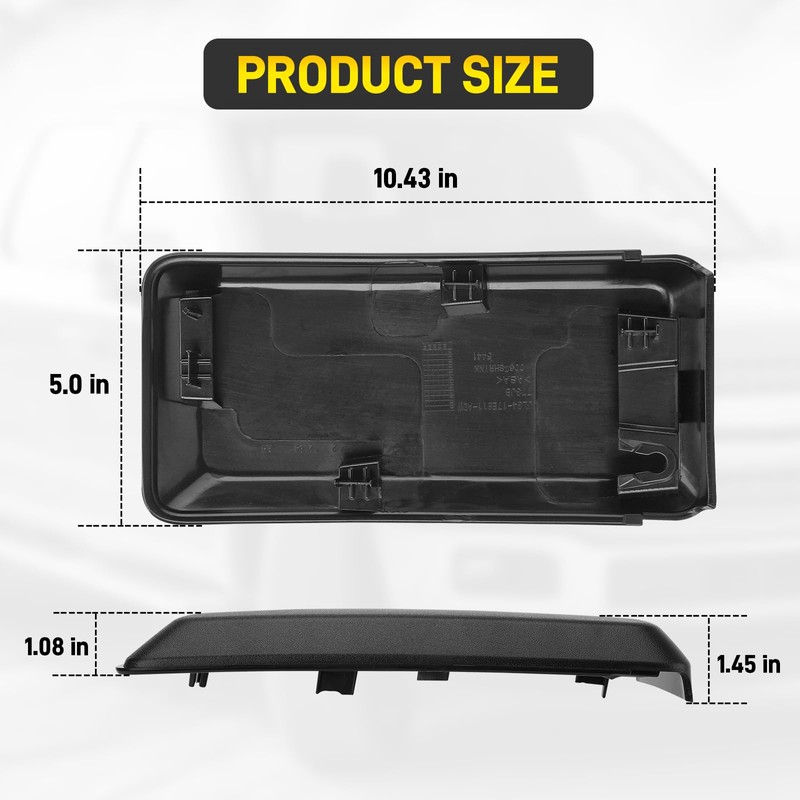 YEHERIT Front Bumper Guard Pads Compatible with Ford F-150 F150