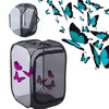 Black Collapsible Foldable Ventilated Insect Light Transmission Mesh Cage House