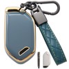 Eisgul for Kia Key Fob Cover with Leather Keychain Soft
