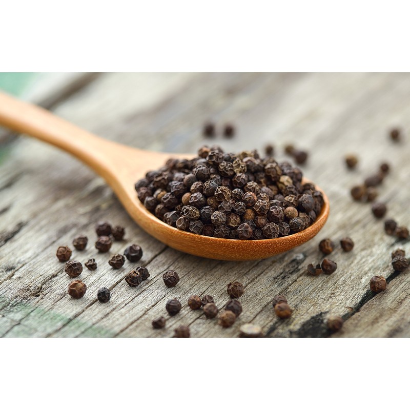 Organic Whole Black Peppercorns for Grinder Refill - 16 oz