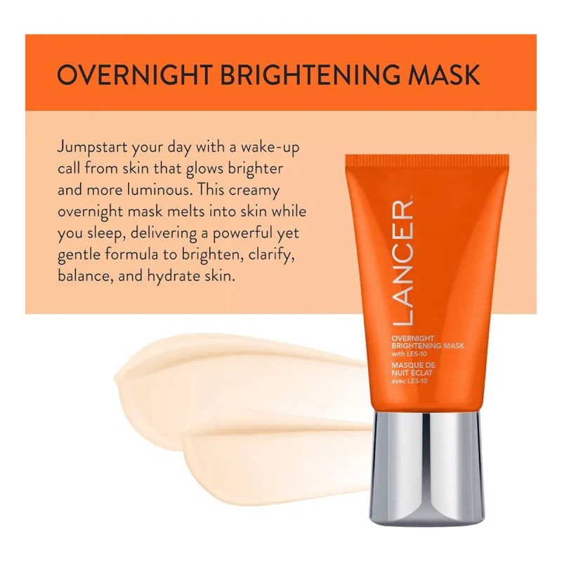 Lancer Mascarilla Iluminadora Nocturna Cuidado Piel Usa