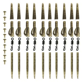 Hirisi Tackle Helicopter Rigs for Hair Rigs, Safety Clips, Hooks, Swivels, Rubber Buffer (Carp Fishing)