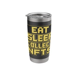 NFT Lover Crypto Non-Fungible Token Cryptocurrency Stainless Steel Insulated Tumbler