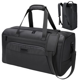 Noozion Garment Duffle Bag for Travel, 3-in-1 Convertible Carry On Suit Bag with Shoe Compartment, Lightweight Overnight Business Travel Bag for Men Women