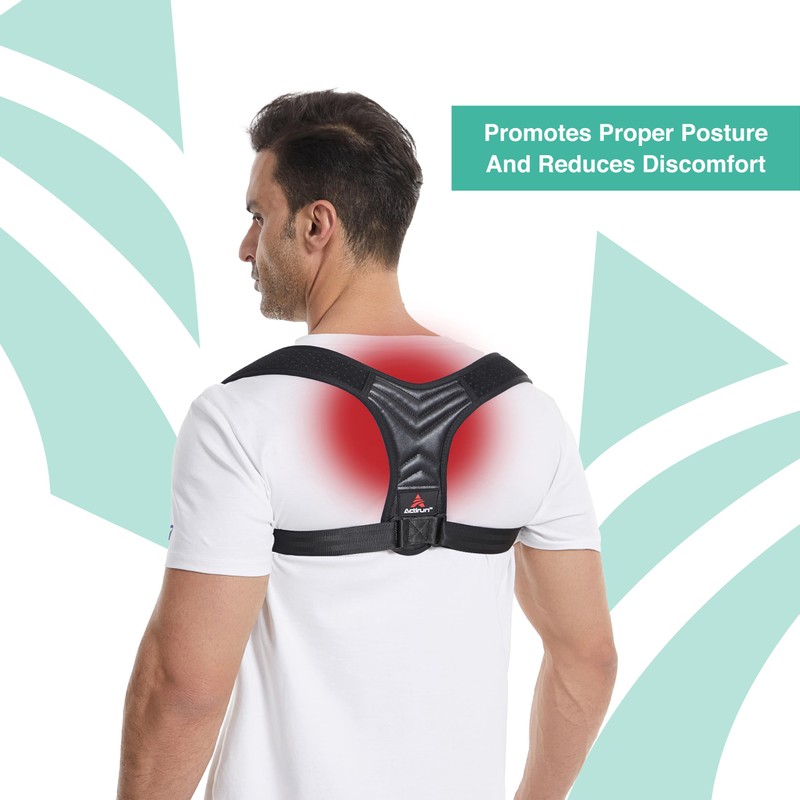 Actirun Posture Corrector (Black, X-Large)