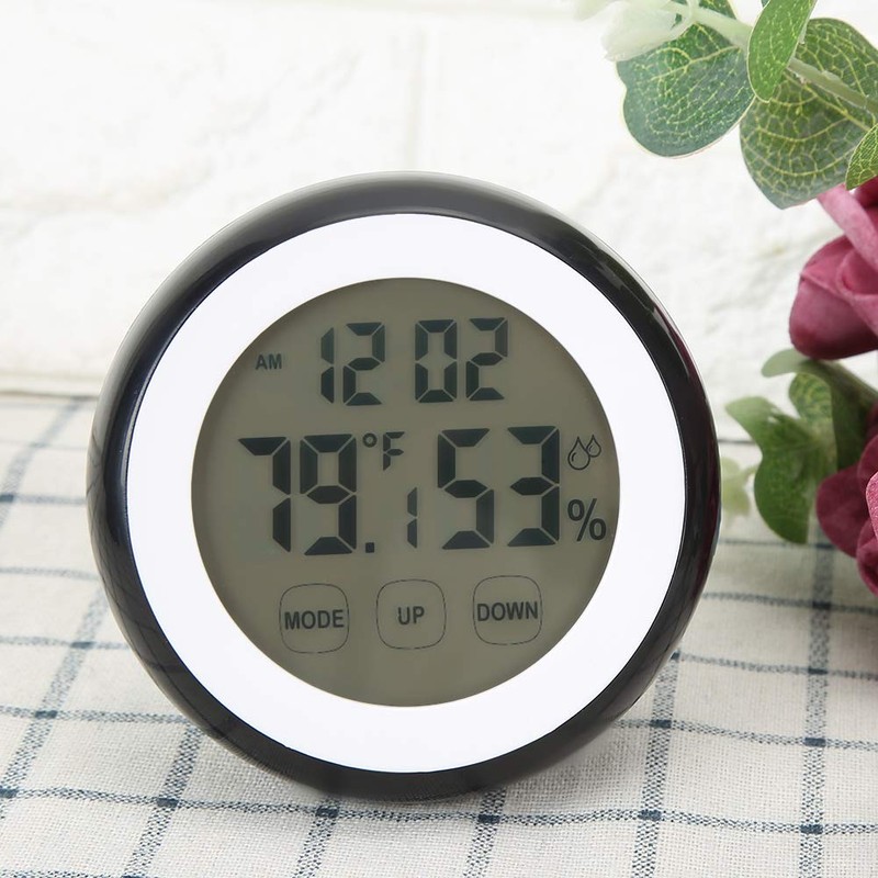 Digital Electronic Alarm Clock with Temperature Display and Humidity Sensor
