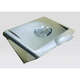 Hayter Genuine 410028 Rear Deflector - Lawn Mower Part - Stainless Steel, Powder Coated, Silver