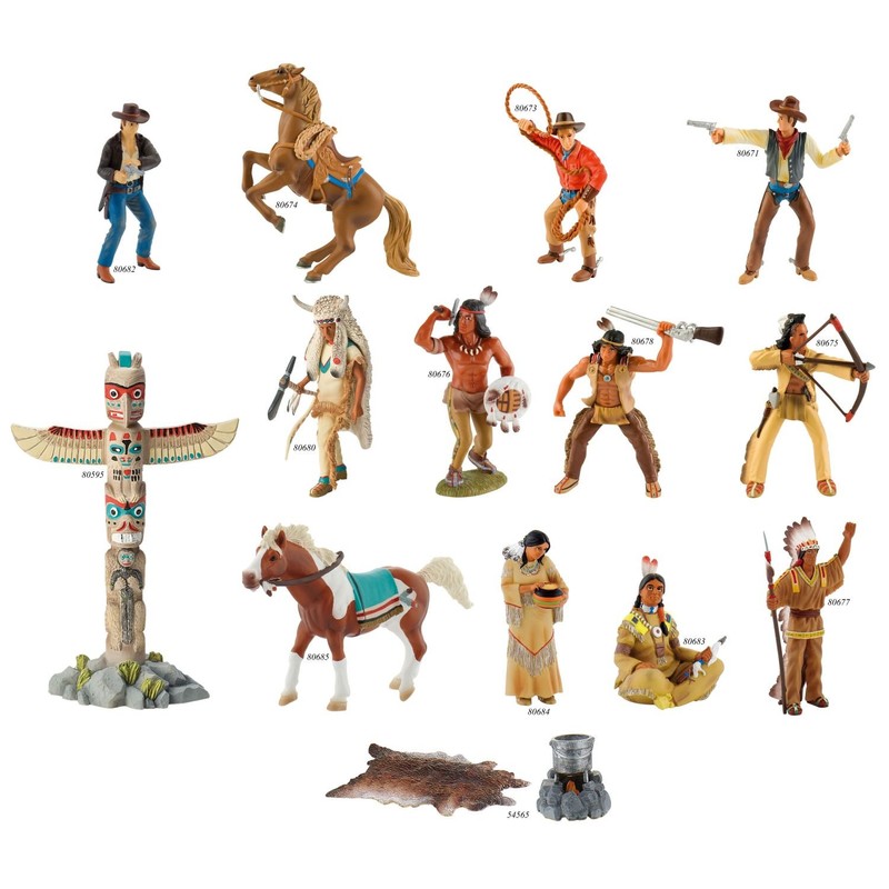 Bullyland Cowboy Figurine with Revolver