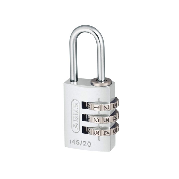 ABUS Combination Lock 145/20 Silver - Luggage Lock, Locker Lock