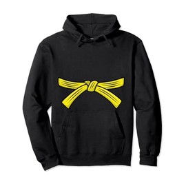Judo belt yellow belt Judo 5th Kyu Obi, Jiu-Jitsu, Aikido Pullover Hoodie