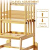 BAMBOOHOMIE Kids Kitchen Step Stool, Toddler Standing Tower Adjustable Height