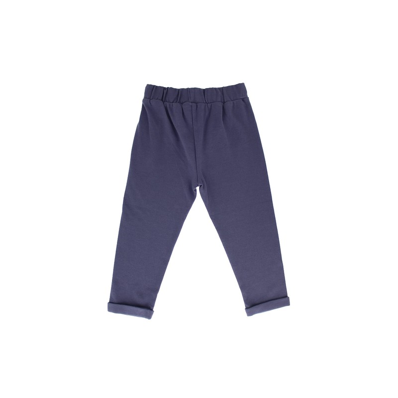 Snugabye Organic Toddler Turned-Cuff Pants (Folkstone Grey) 4T