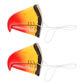 Toyvian 2-in-1 Parrot Beak Nose Mask - Bird Beak Props for Cosplay & Photo Supplies