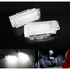 2x LED Interior Footwell Door Glove Box Trunk Boot Light White For C3 C4 C5 C6 DS3 DS4 Xantia 206 207 307 308 3008 407 5008 RCZ