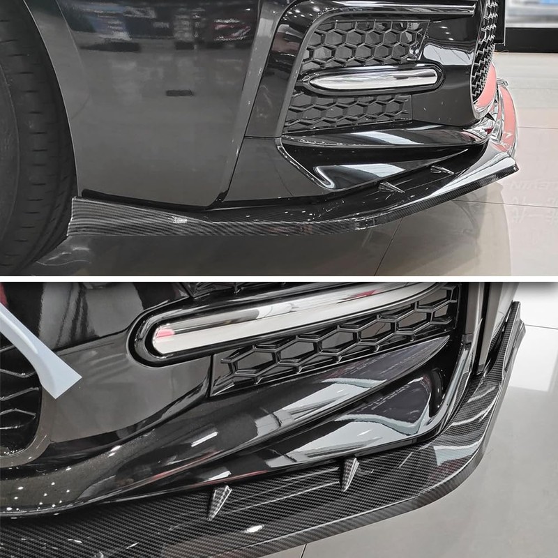 Rolling Gears Front Bumper Lip Spoiler Compatible with 2020-2025 Toyota