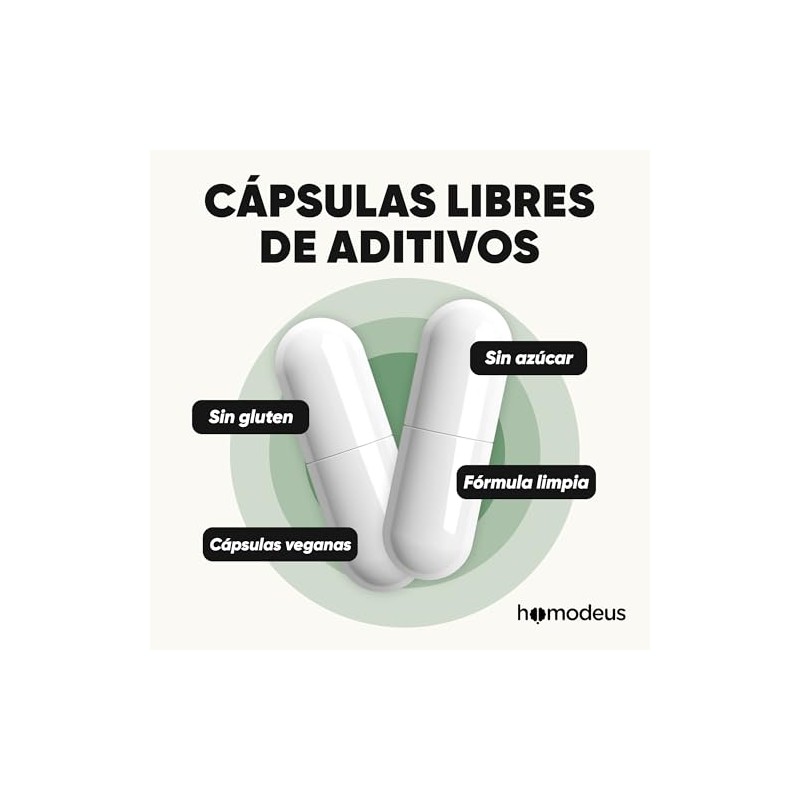 Rhodiola Rosea 180 Cápsulas, Adaptógeno para 3 Meses Nootropico Homodeus