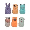 6pcs Baby Soft Blocks Animal Stacking Building Blocks Squeezing Teething