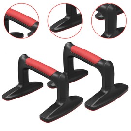 Portable Push Up Bars, Non-slip H-shaped Push-up Stand for Fitness Training, Gym Equipment with Anti-Slid Mat for Fitness, Gymnastics, Aerobics, Bodybuilding